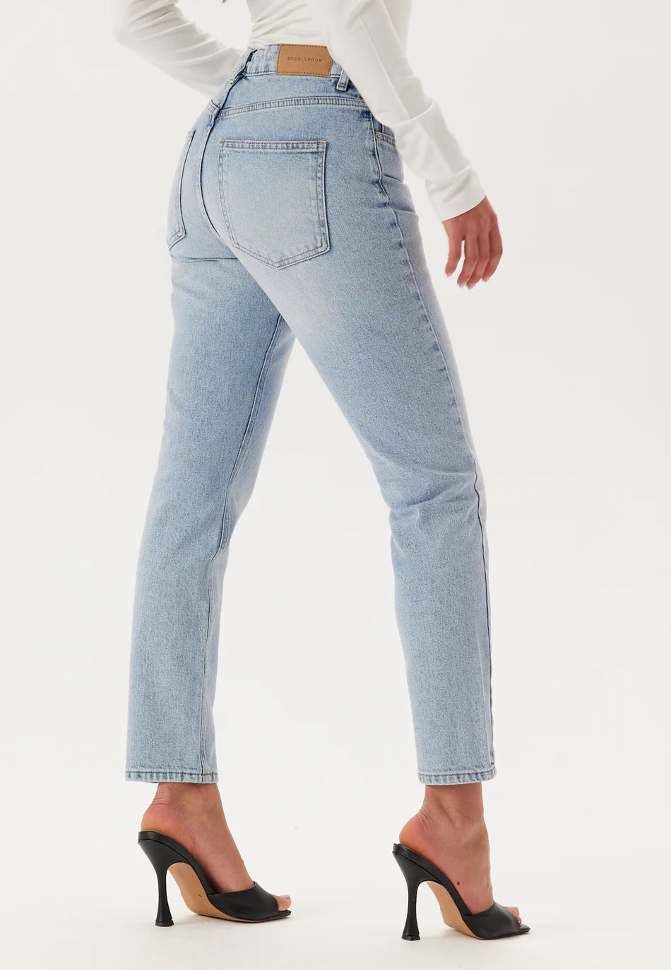 Dames Slim Fit Jeans | Hoge Taille | Lichtblauw