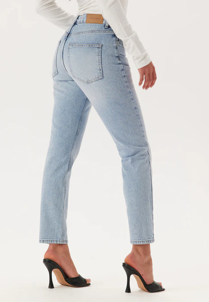 Dames Slim Fit Jeans | Hoge Taille | Lichtblauw