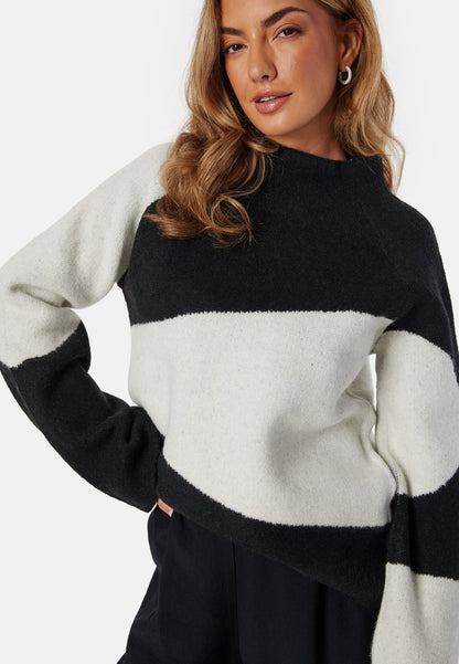 Dames Sweater | Gebreid | Funnel Nek