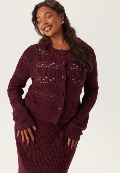 Dames Cardigan | Gebreid | Zwart