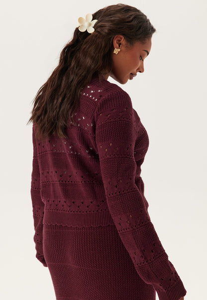 Dames Cardigan | Gebreid | Zwart
