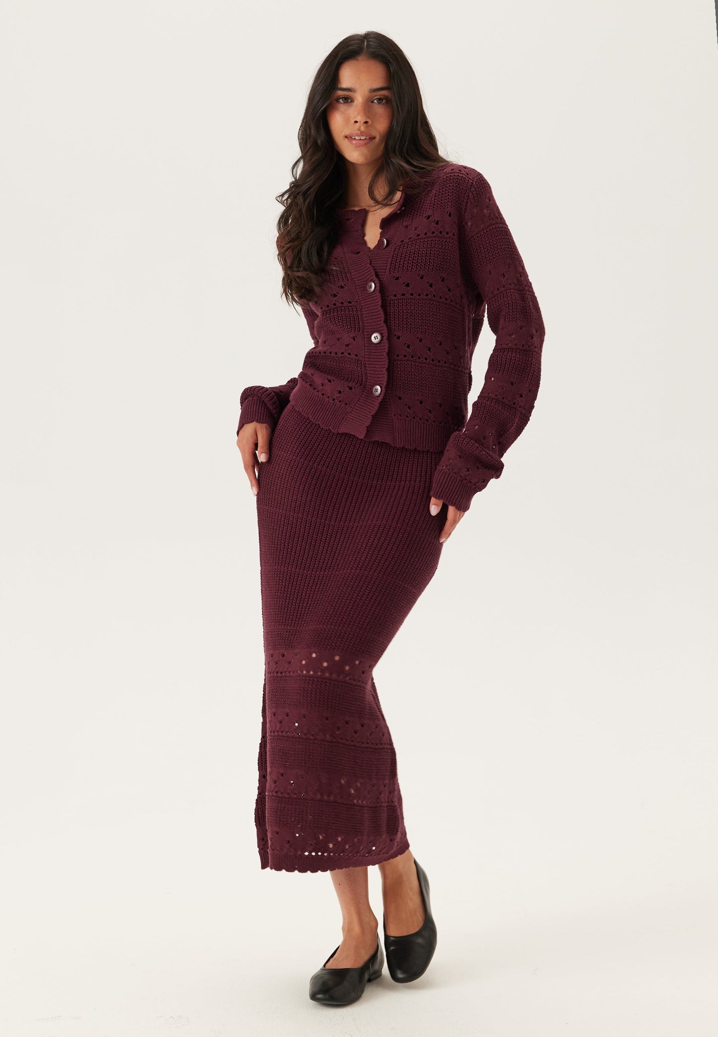 Dames Cardigan | Gebreid | Zwart