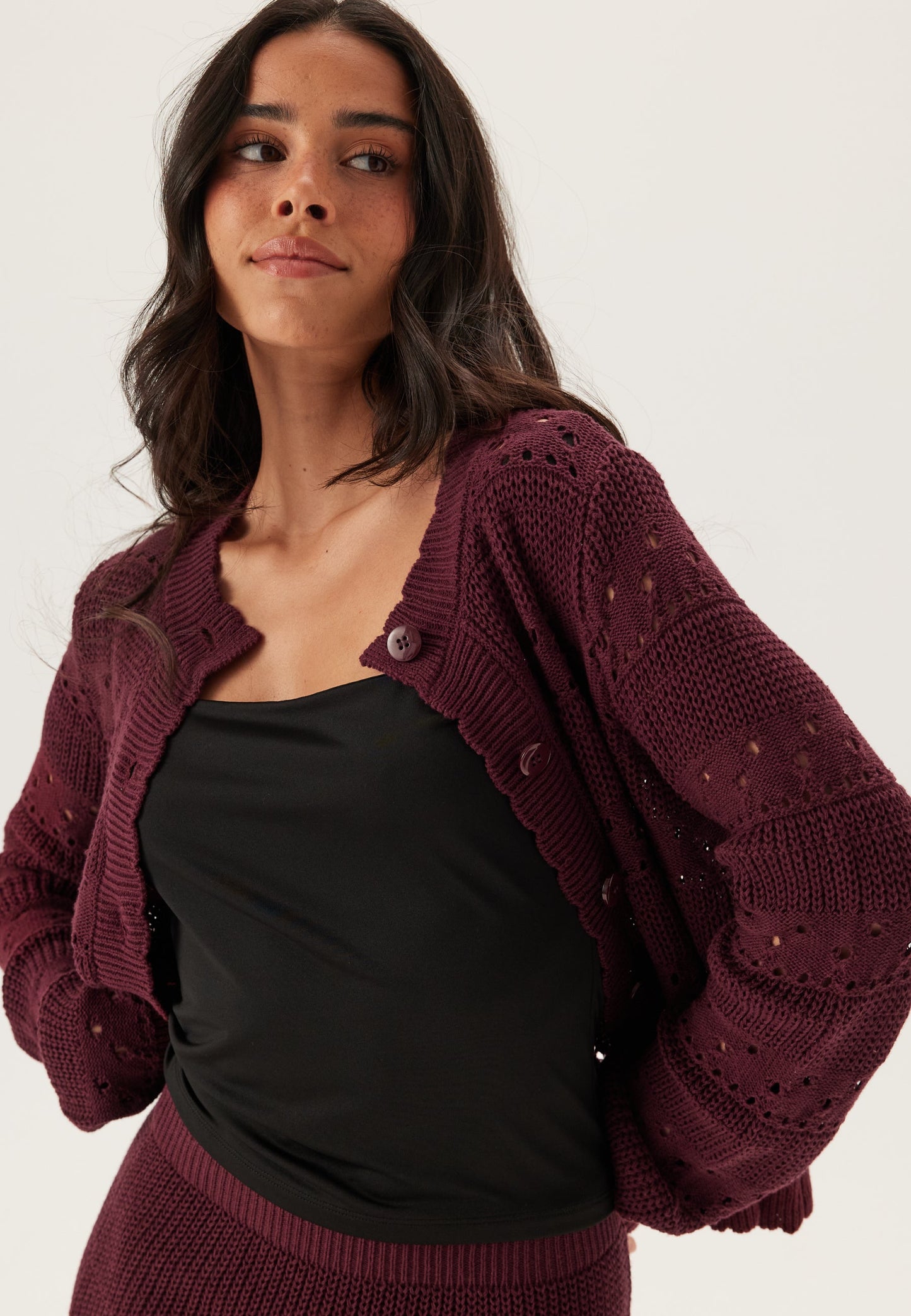 Dames Cardigan | Gebreid | Zwart
