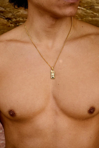 Rosmus | Mannen gouden biljet ketting