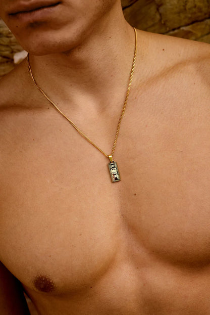 Rosmus | Mannen gouden biljet ketting