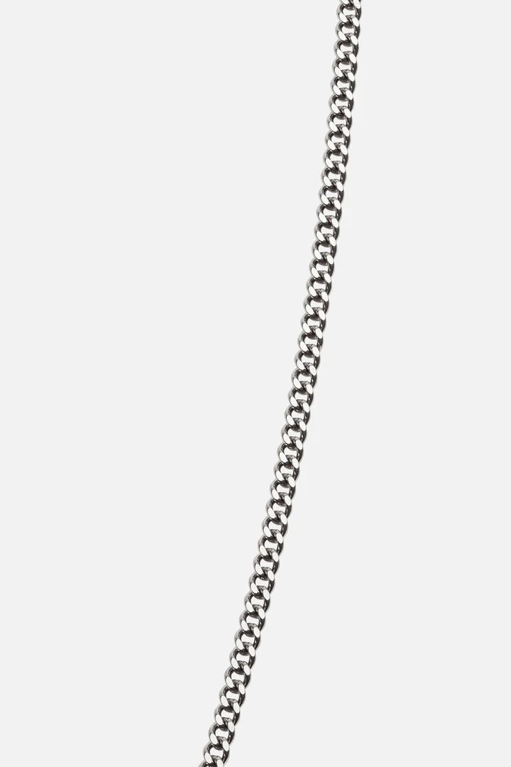Daniel | Mannen zilveren kader ketting