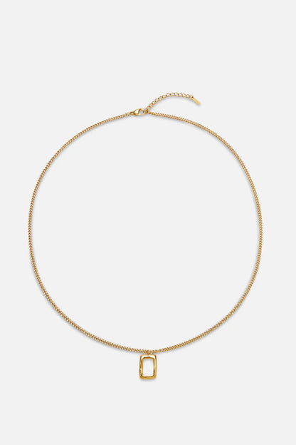Riccardo | Mannen gouden kader ketting