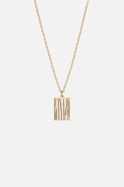 Checo | Mannen gouden bamboe ketting