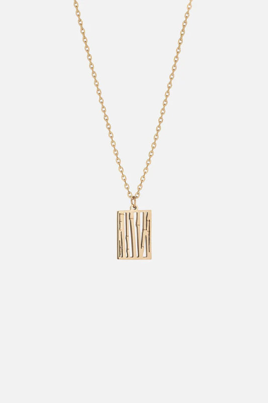 Checo | Mannen gouden bamboe ketting
