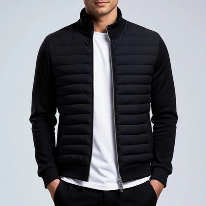 Heren Jack | Zwart | Lichtgewicht Gewatteerde Jas | Casual & Comfortabel