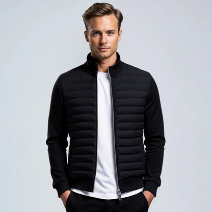 Heren Jack | Zwart | Lichtgewicht Gewatteerde Jas | Casual & Comfortabel