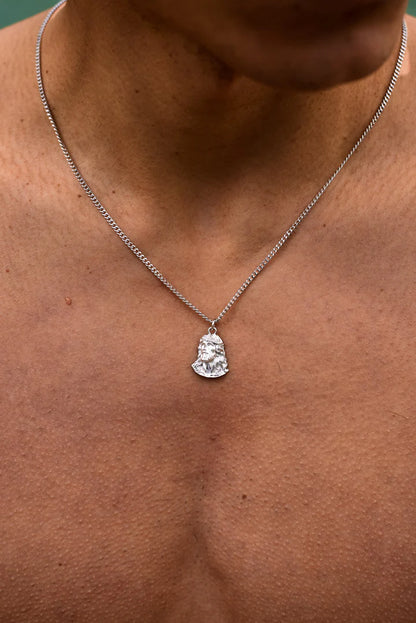 Oscar | Mannen zilverem nymph ketting