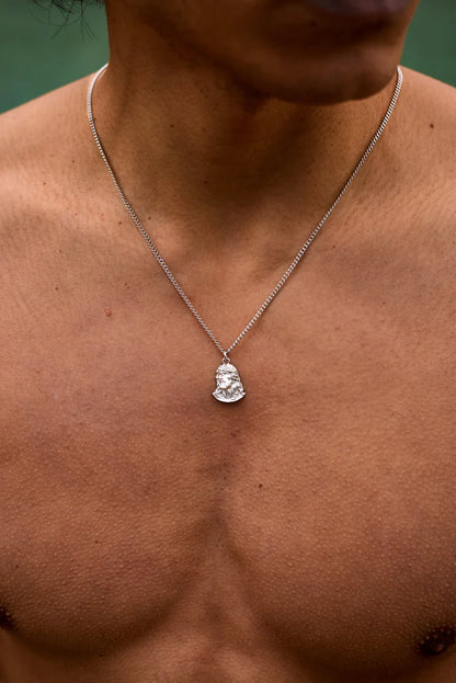 Oscar | Mannen zilverem nymph ketting