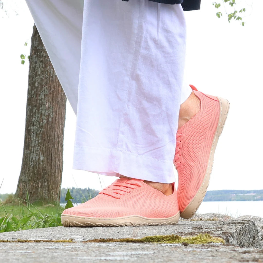 Barefoot Yogaschoenen | Flexibele Zool | Koraal