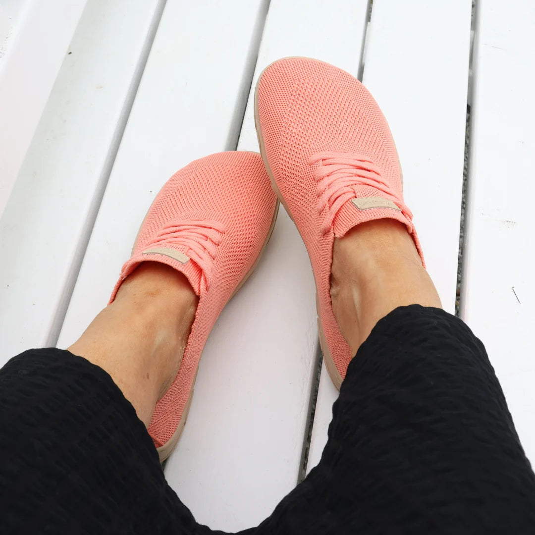 Barefoot Yogaschoenen | Flexibele Zool | Koraal