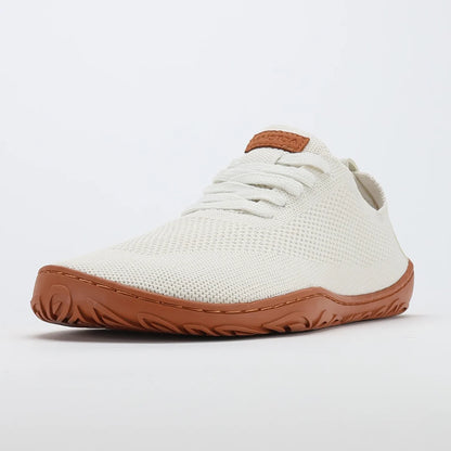 Barefoot Yogaschoenen | Flexibele Zool | Wit met Terracotta Zool